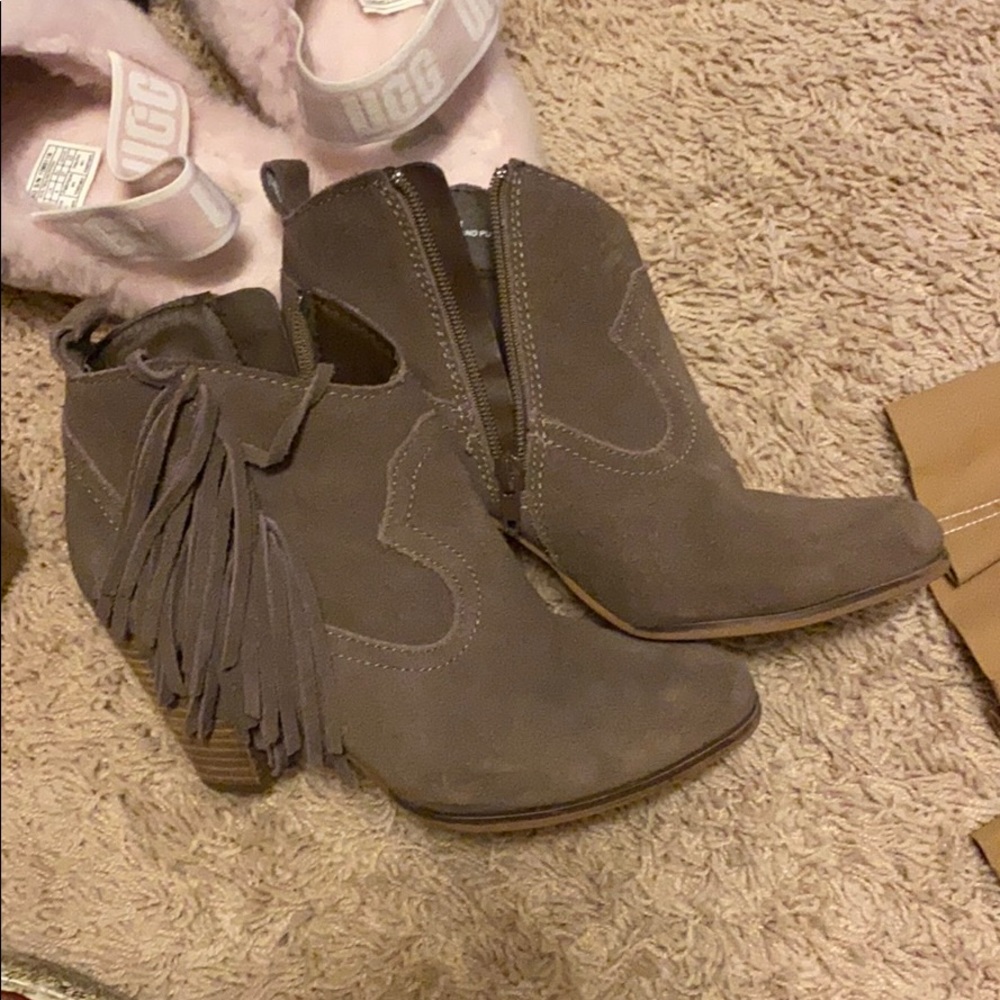 Steve Madden Fringe Bootie